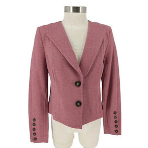 Cabi 3550 Applaud Blazer Pink Quartz Long Sleeve 2 Button Career Jacket